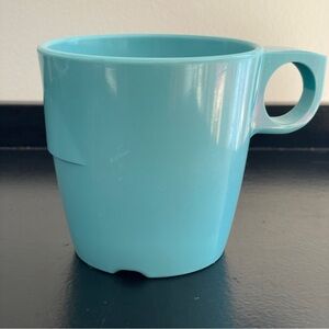 MAPLEX Melamine (MELMAC) turquoise vintage stackable cup